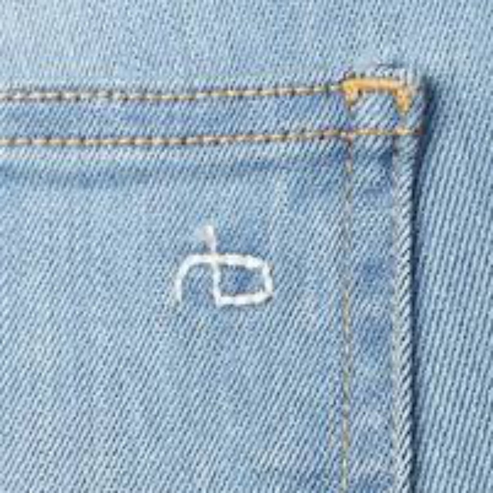 rag & bone High-Rise Skinny Raw Hem Jeans